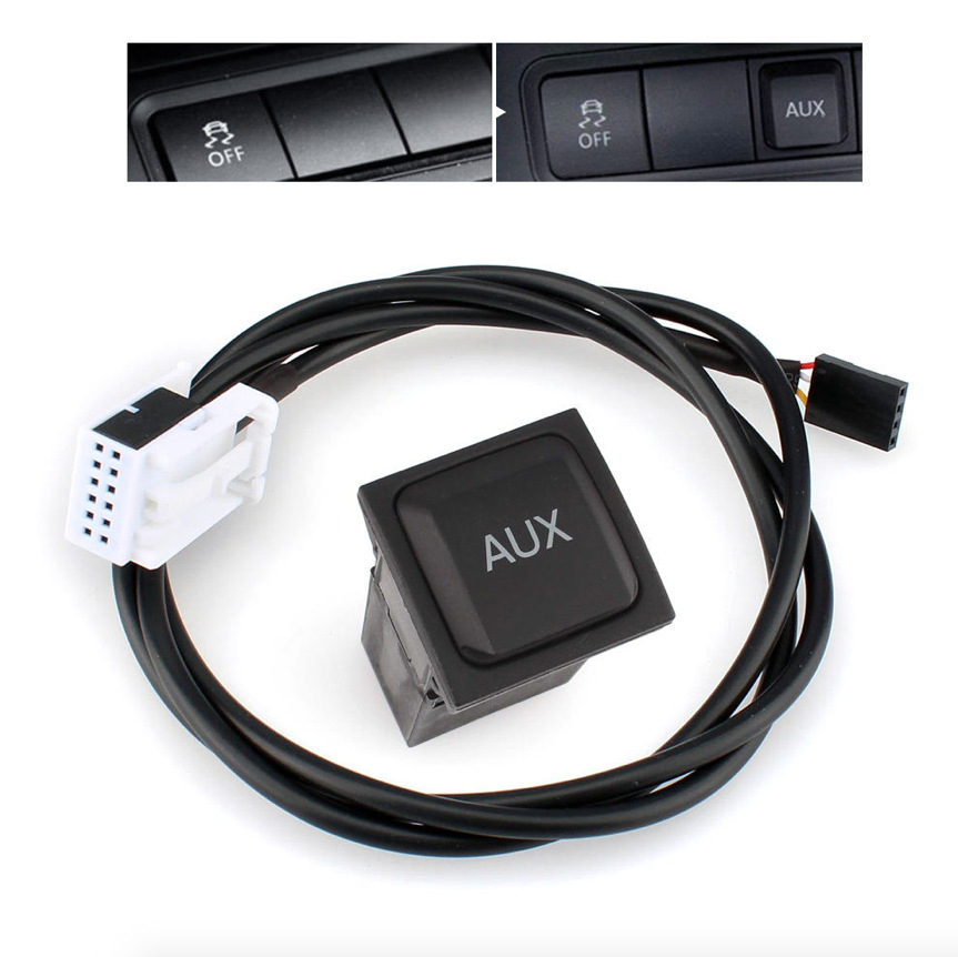 Suitable for Volkswagen Rcd510Rcd310Rcd300 Golf 6 Sagitar Kodak Octavia Aux Audio Cable