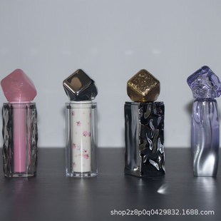 New product color corrugated printing lip glaze tube lipstick tube ABS printable lgo air tube domestic e-commerce hot sale