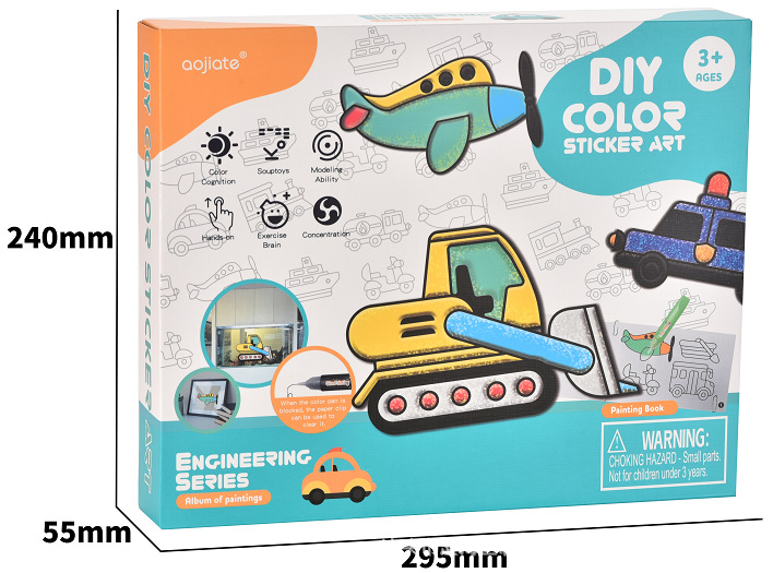 Colgante de Pintura de Gel DIY Plástico Graffiti para Niños image 23