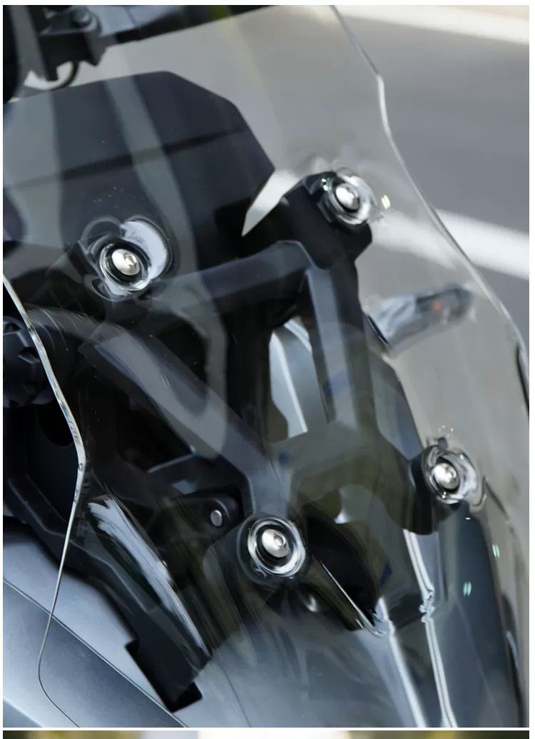 Suitable for Kymco Dink G150 front windshield modification, heightening and thickening GV transparent windshield accessories