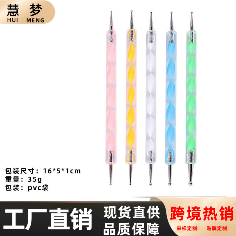 Herramientas de cerámica transfronterizas de acero inoxidable bola varilla de piedra plástica arcilla conjunto de barro de cerámica herramientas manuales escultura cuchillo penetración