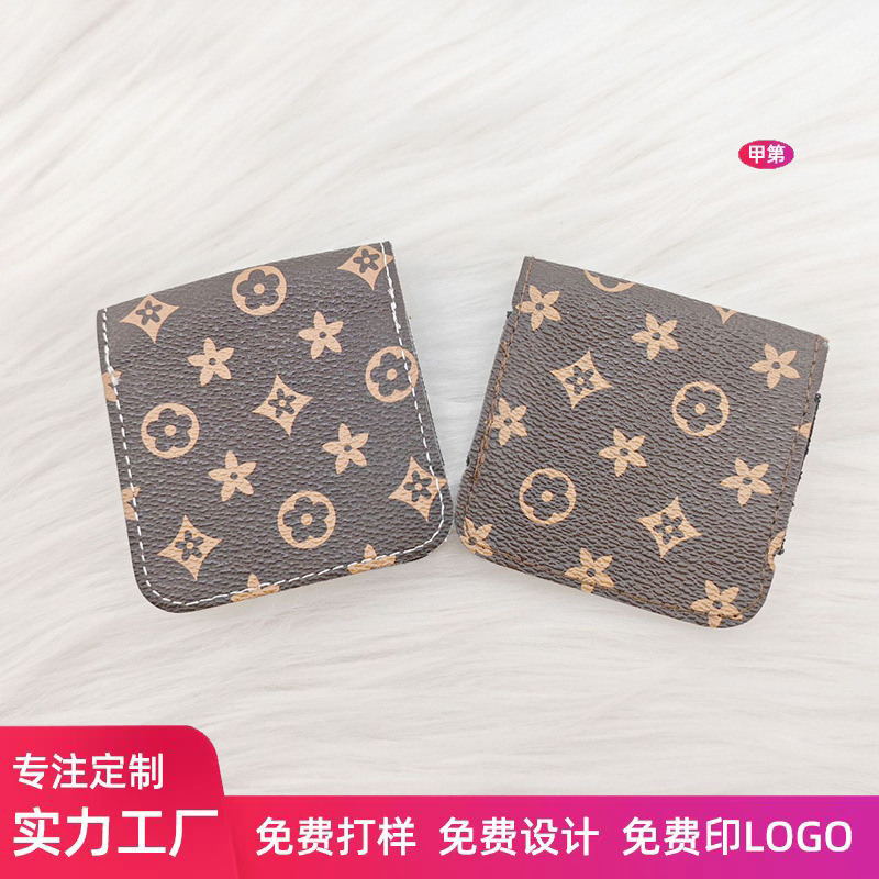 新款pu皮套珠宝首饰包装袋可定制戒指耳环手链香水收纳袋可印logo