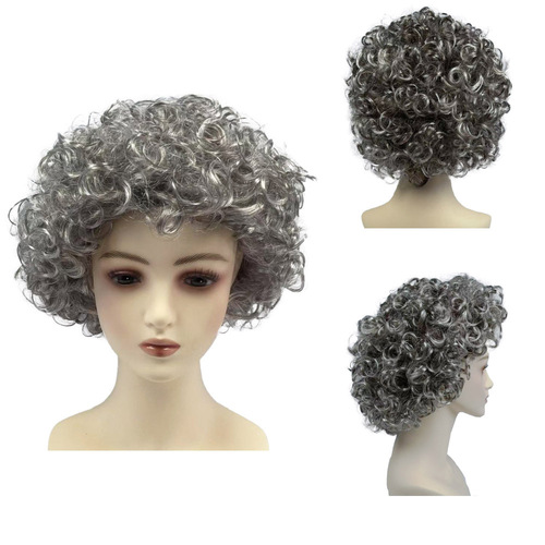 Men's Short Wig with Cartoon Design for Cosplay Performances and Party Events—Short, Curly Style
