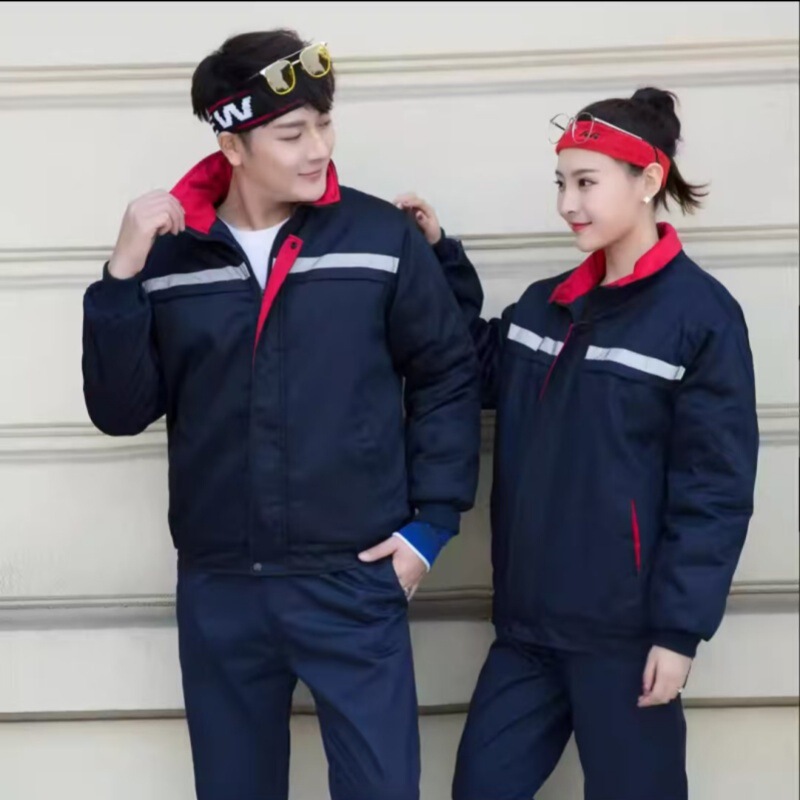 冬季工作服防寒棉棉衣加厚劳保服工厂车间厂服工装印字加厚棉服|undefined
