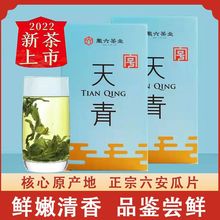 徽六雨前特一级六安瓜片2022新茶春茶绿茶茶叶天青16g