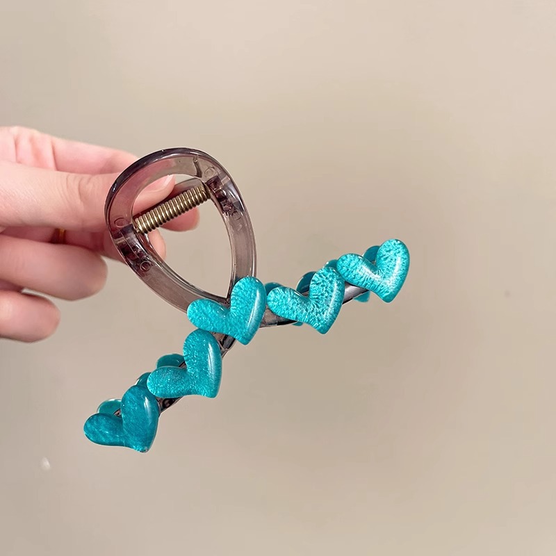 Serie de café de leche clip de pelo grande clip de tiburón hembra cuchara trasera updo simple temperamento clip de pelo moda accesorios para el cabello al por mayor