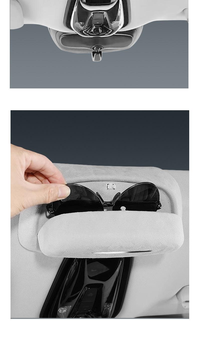 Suitable for Zhiji LS6 Car Glasses Case Roof Sunglasses Storage Holder Car Accessories Interior Modification Accessories Artifact