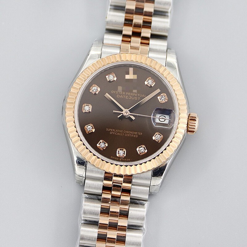 Rolex Datejust Series Women's 31mm Fashionable Business Stainless Steel Mechanical Watch with Automatic Calendar