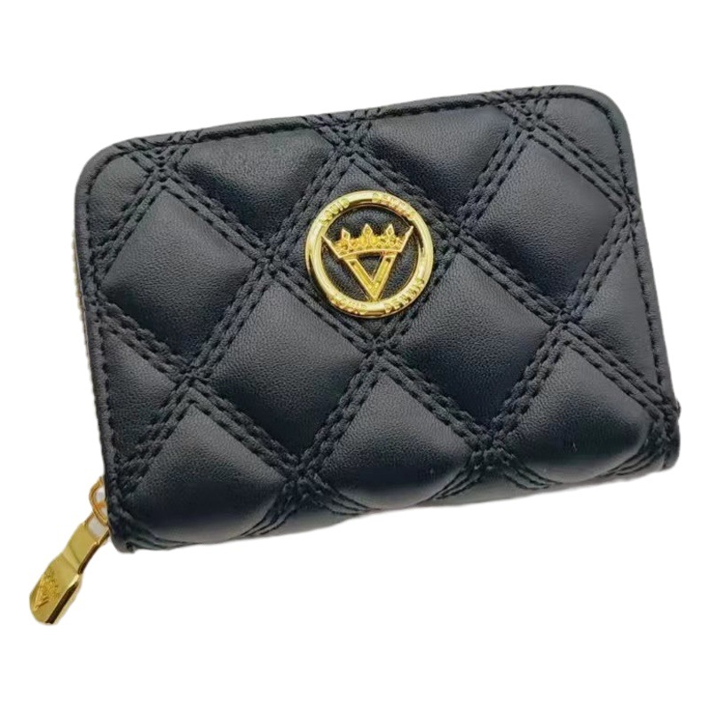 2023 New zipper card holder women's organ exquisite high-end multi-card business card holder Korean style short small coin purse