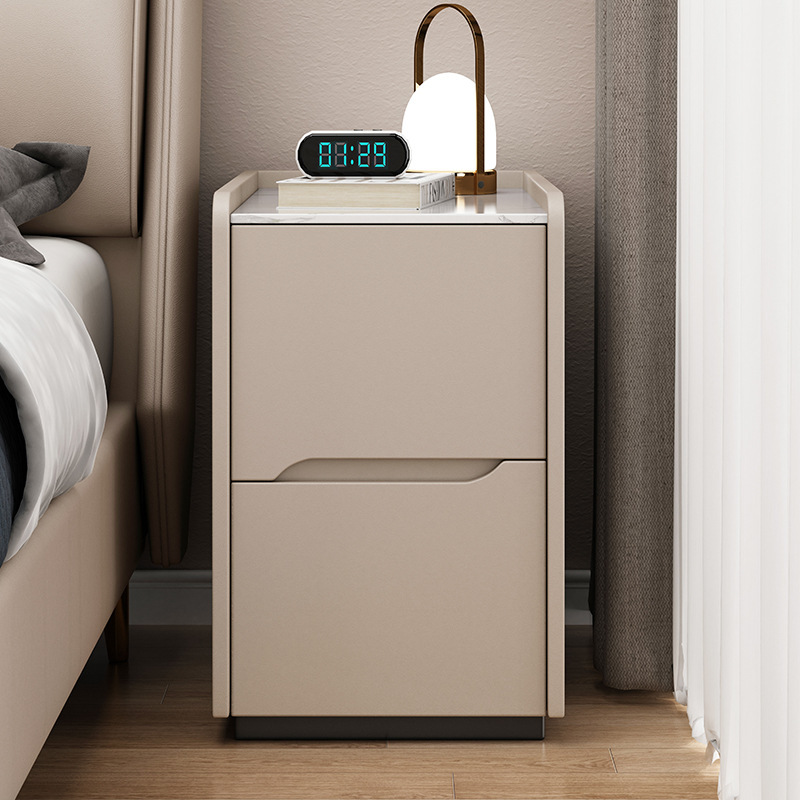 Super estrecha simple moderna meseta de cabecera lujosa alta sensación de madera sólida pequeña cama gabinete ultra estrecho gabinete de hendidura del dormitorio pequeño gabinete