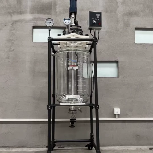 Дума антикоррозийный реактор 50L тефлон с двойным остеклением реакционный кронштейн с напором