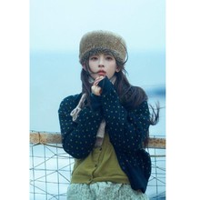 3T 2025冬季新款韩国设计师noco*tent杨超越同款简约波点针织