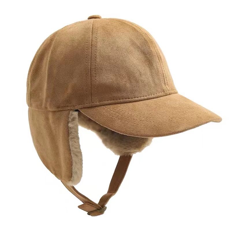 Lingua d'anatra invernale in peluche resistente al freddo per ciclismo alla moda da uomo e donna, protezione antivento addensata e calda protezione per le orecchie Lei_voghion.com