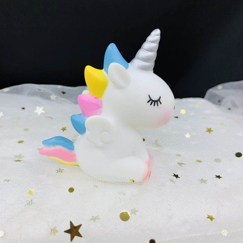 子供のファンタジーピンクの誕生日ケーキデコレーションユニコーン蝶オーナメントおとぎ話の夢レインボーベーキングプラグイン|undefined