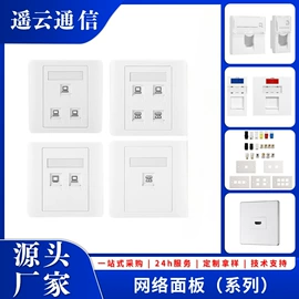 信息面板;水晶头;连接器