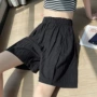 山本宽松直筒薄款女裤