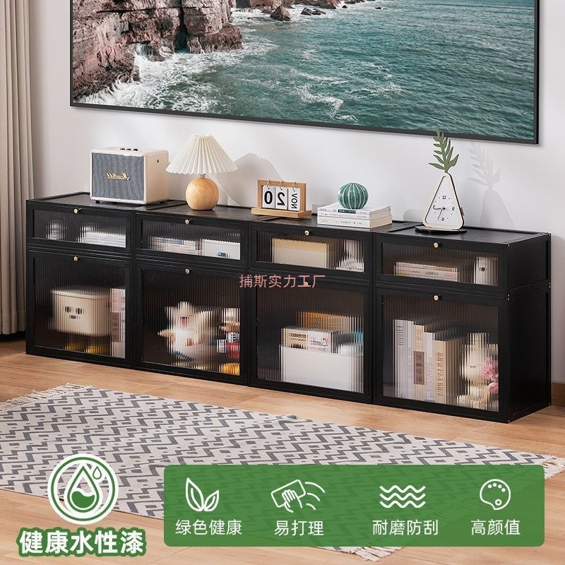 简约现代电视柜家用落地客厅简易茶几组合小户型收纳一体电视机柜|undefined