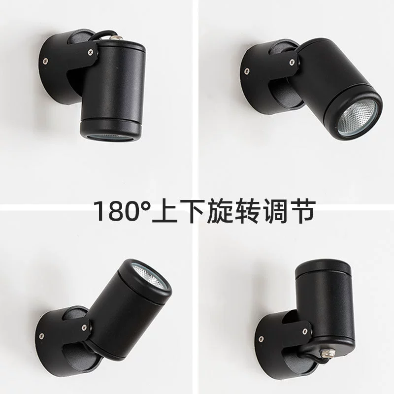 Светодиодный открытый водонепроницаемый 180 градусов поворотный прожектор вывеска дверной вывески магазина наружная рекламная табличка крышка 220V