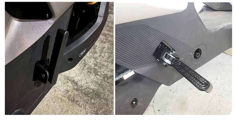 Suitable for No.9 Electric Vehicle Mechanic Mmax90/110P/110 Rear Pedals with Thickeneded Aluminum Alloy Pedals