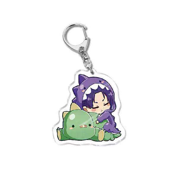 Blue keychain