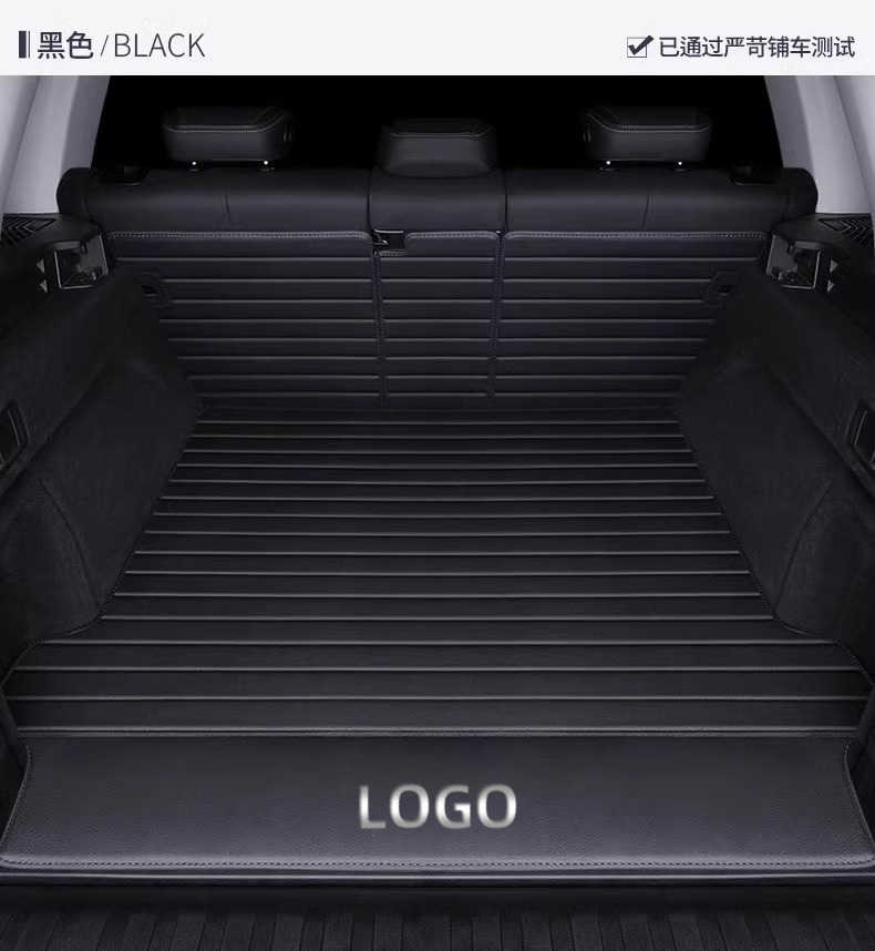 Applicable to BMW x3 5 series 3 series x5 x 1 530 I 3 325li 525 x 7 trunk mat can be fixed LOGO