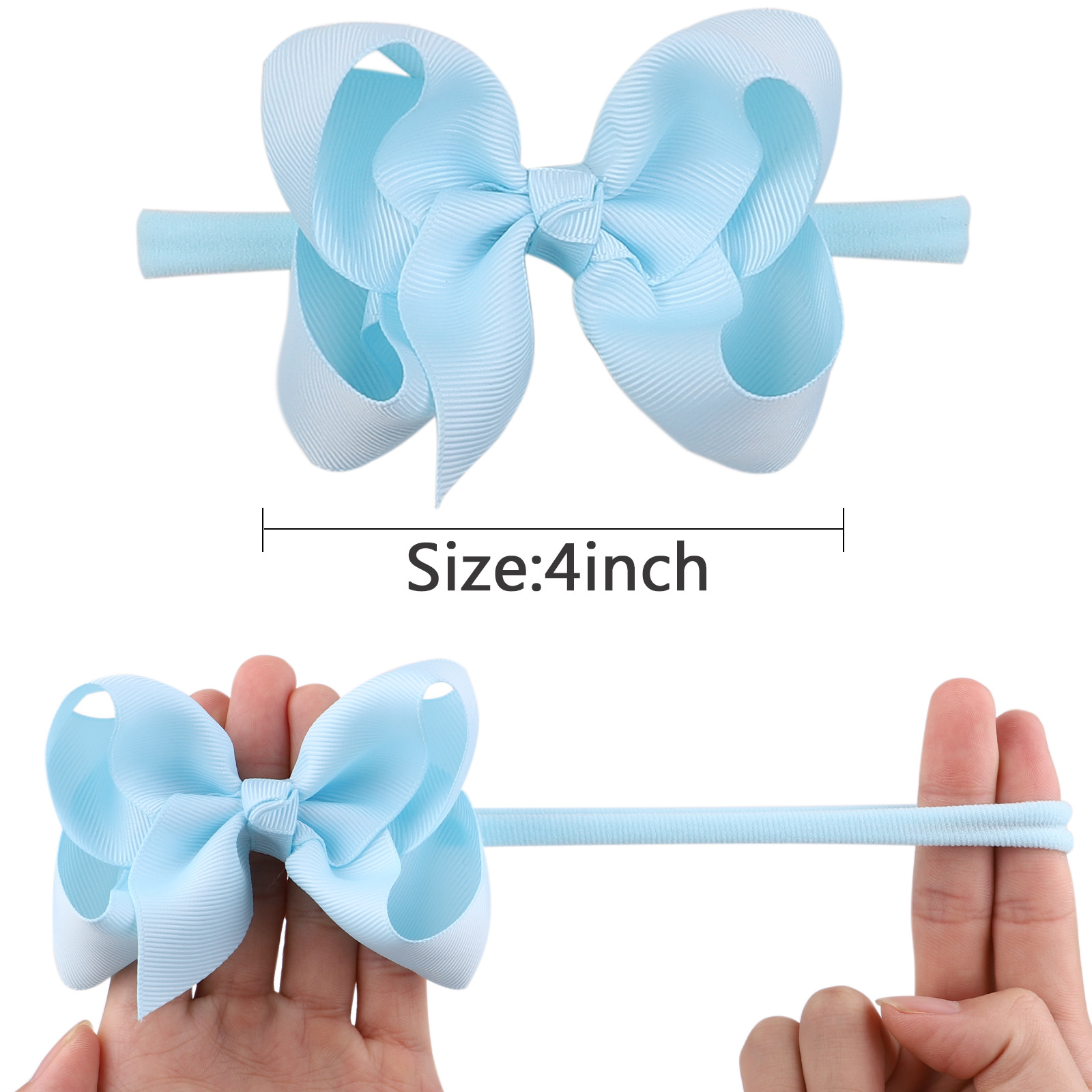 Fashion Children's Bowknot Candy Color Bubble Flower Headband Wholesale Nihaojewelry display picture 2