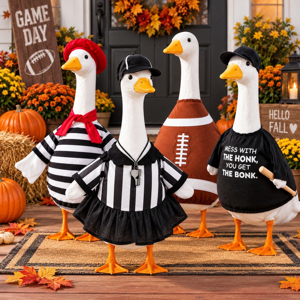 Halloween Spooky Lawn Goose Festival Costume Set