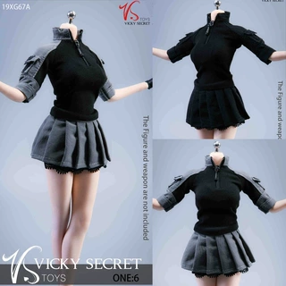 现货 VSTOYS 1/6女兵人 城市女作战服 19XG67 作训短裙套装 服装