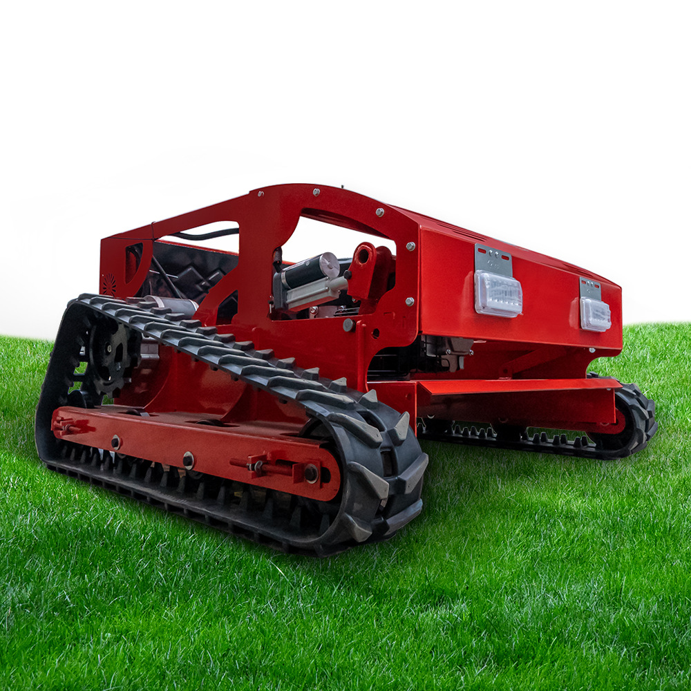 出口履带式遥控割草机 园林开荒全地形除草机 大马力自走式剪草机