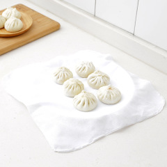 Household non-stick steamer cloth pure cotton gauze steamed bun steamer mat steamed bun steamer steamer paper steaming cloth mat drawer cloth