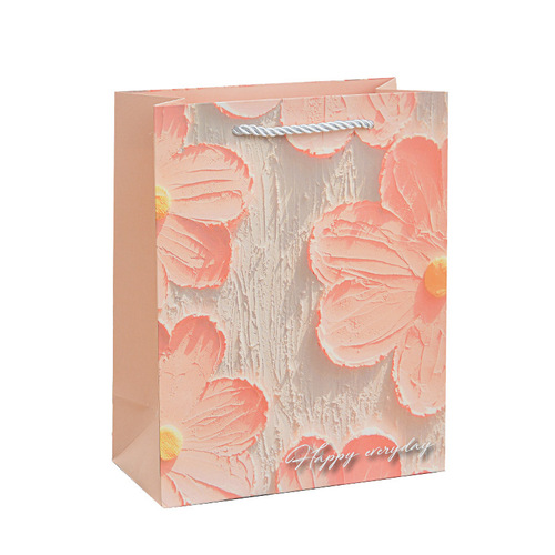 New Monet Oil Painting Gift Bag Glimpse Handbag Image Art Paper Bag Ornaments Birthday Gift Gift Bag