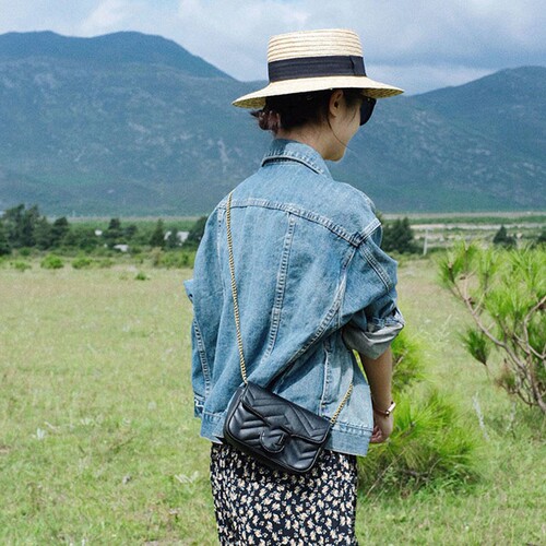 Women's Jeans Jacket 2025 Trendy Spring Retro Medium Length with Skirt French Unique Lazy Style