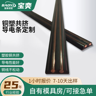 Customized Copper-Plastic Co-Extruded Guide Rail Strips, Lighting Decoration, Pc Track Strips, Led Background Wall Lights, Pvc Guide Rail Strips