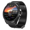 Black wireless watch strap charging