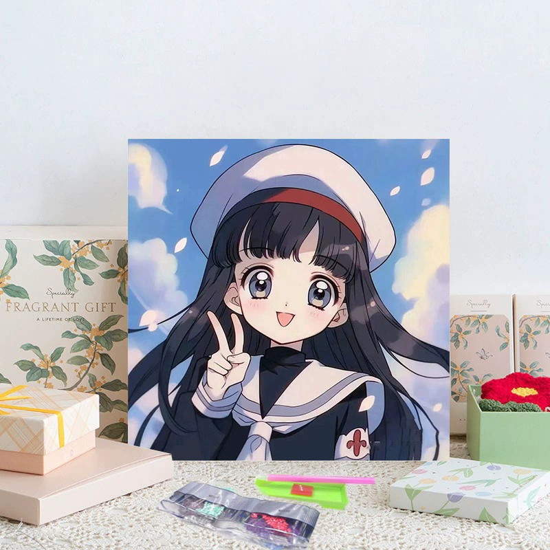 Алмазная мозаика 20×20 см, детская анимационная панно, полная выкладка, новый стиль, ручная работа DIY, декор для гостиной