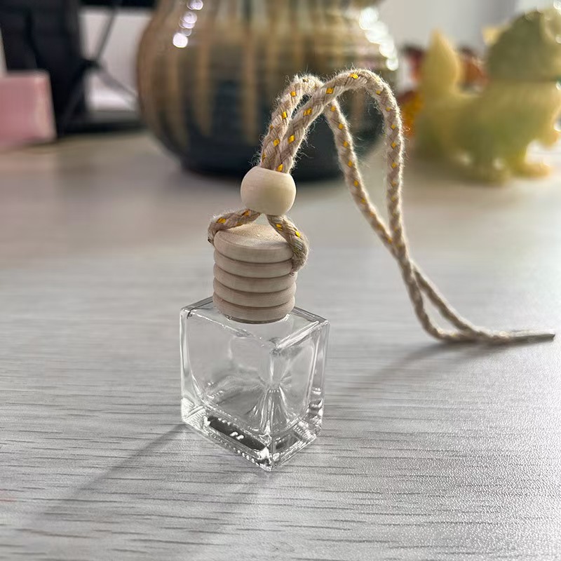 Botella de perfume de vidrio de 10ml para coche