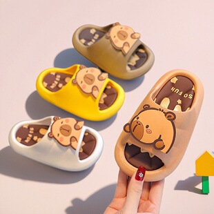 Kapi Bala Children's Slippers New Summer Boys Cartoon Kids Indoor Home Bathing Non-Slip Sandals for Girls