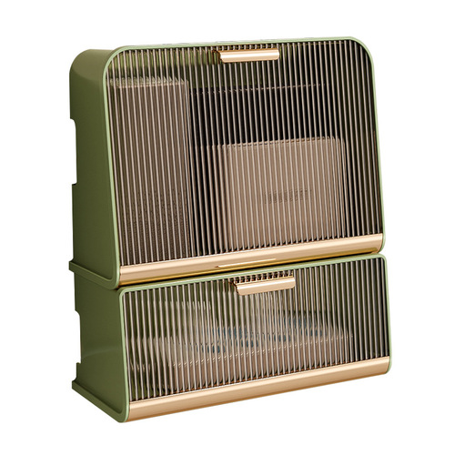 WiFi router storage box socket wire light cat network cable storage box wall hanging punch-free set-top box storage rack