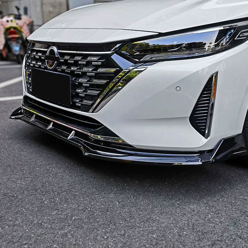 Подходит к модернизированной передней лопатке 2023 Sylphy без повреждений при установке без сверления, передняя лопатка маленькое обрамление, внешний вид комплект