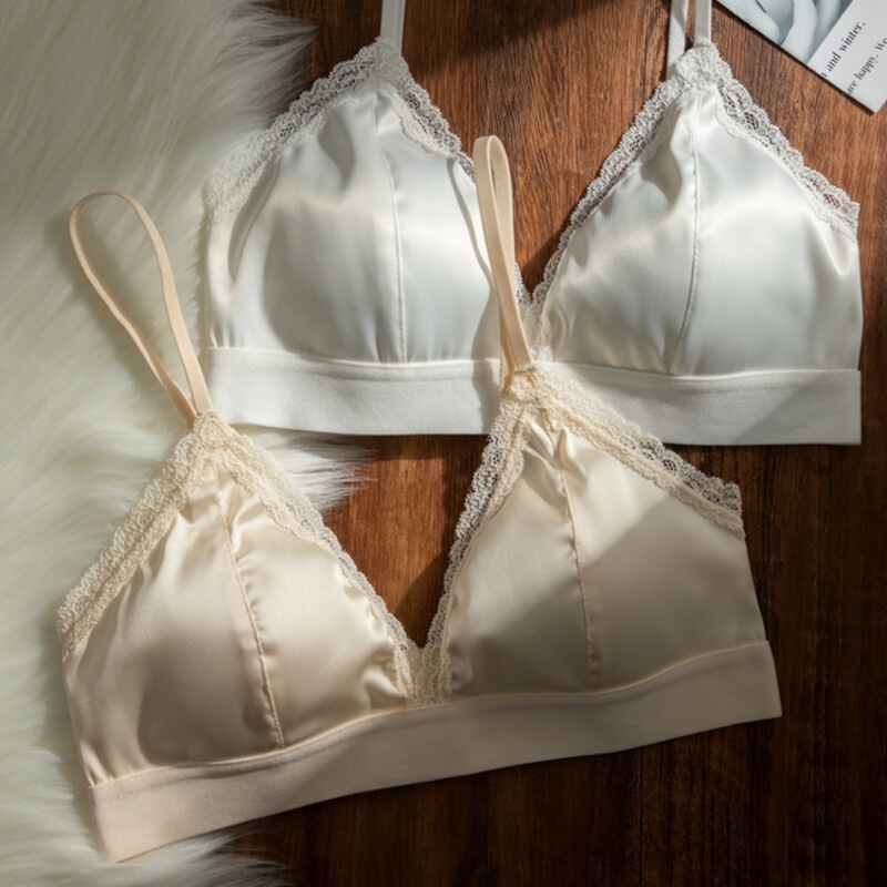 Sexy Lingerie, Push-Up Anti-Sagging, Large Breasts Appear Smaller, Thin Lace French-Style Bra, Pure Desire Bra for Women, No Underwire