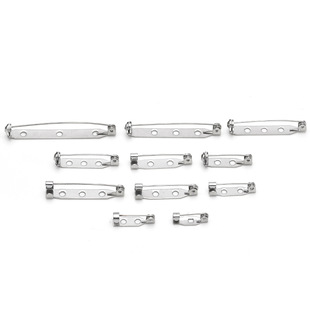 316L Stainless Steel Safety Pin Brooch Metal Simple Pin DIY Clothing Accessories Needle Handmade Threading Needle