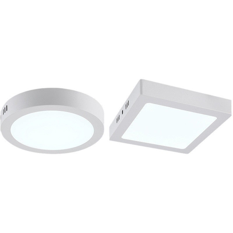 Led superficie montada panel de luz redonda cuadrado downlight superficie montada techo pasillo luz 3,5 pulgadas 4 pulgadas 8 pulgadas 10 pulgadas
