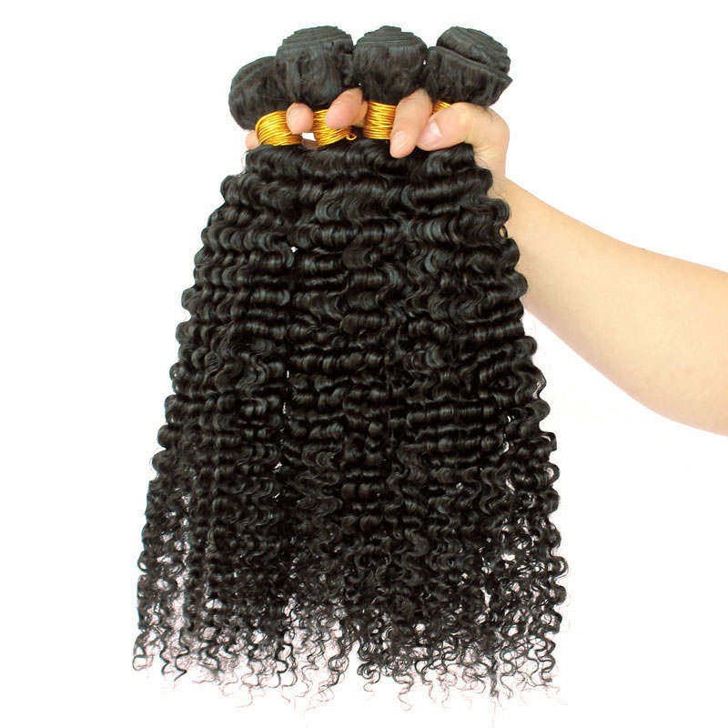 Cortina de cabello curly cabello humano 7A Curly Bundles extensión de cabello humano cortina de cabello al por mayor