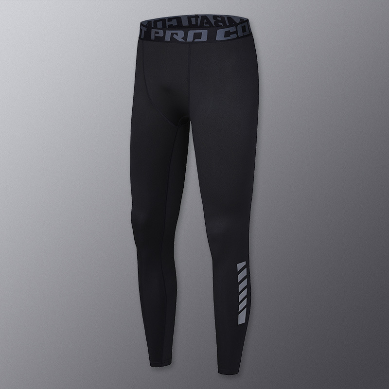 Pantalones deportivos para hombres, entrenamiento de alta elasticidad, leggings de compresión, ropa seca rápida, atletismo, correr, baloncesto, deportes