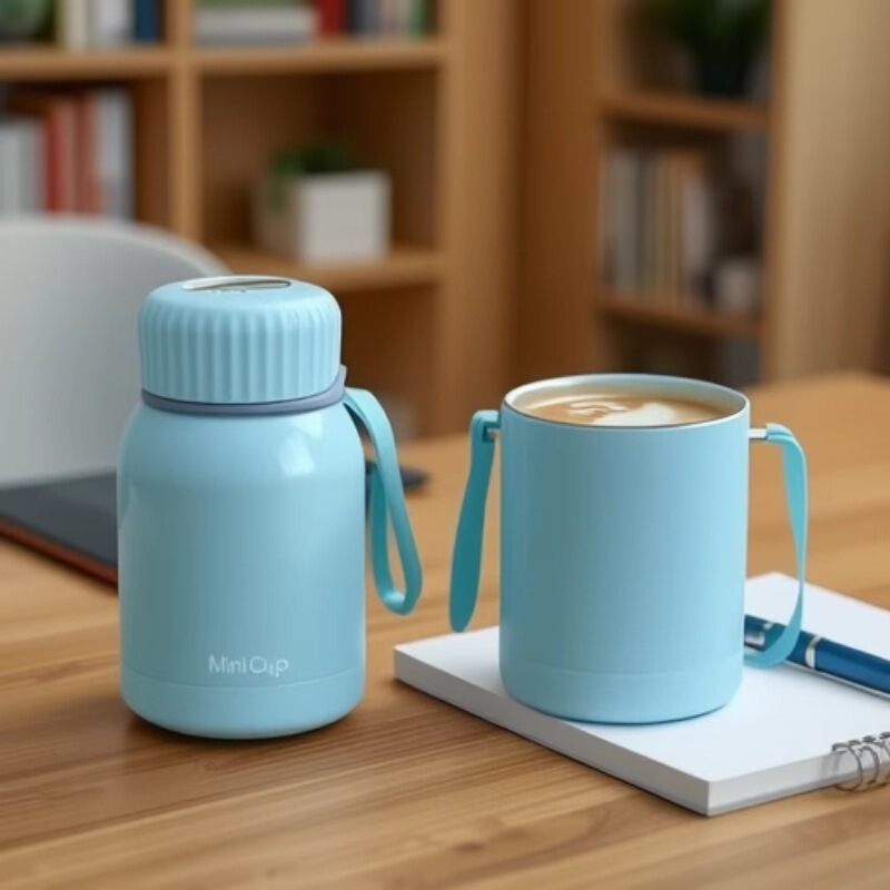 シンプルなステンレスミニ保温カップ屋外携帯小容量ポケットカップかわいい学生ギフトカップ卸売り|undefined