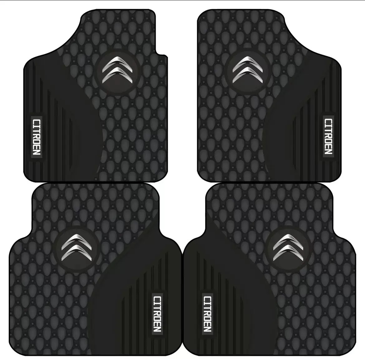 Car logo car floor mats, stylish universal style foot mats with diatom mud surface, suitable for all seasons, non-slip and washable