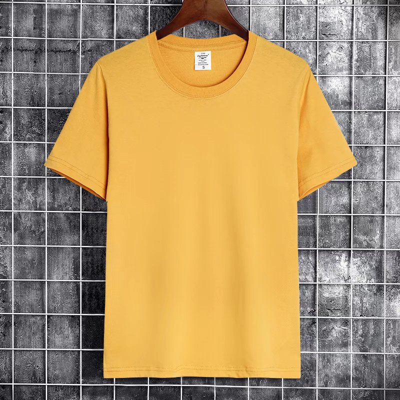 Camiseta de manga corta de los hombres camisa de fondo de color sólido ropa de clase de los hombres de moda ropa reservada marca de moda de verano blanco puro media manga