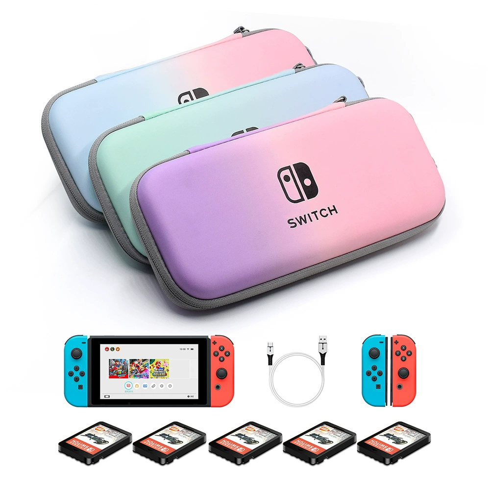 Совместимый набор защиты Nintendo Switch — защита от царапин, глянцевое ощущение градиента, пакет хранения Switch, защитный чехол