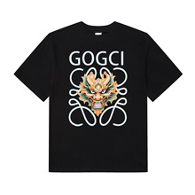 t恤跨境批发刺绣字母印花圆领打底衫T恤春夏新款宽松休闲男短袖