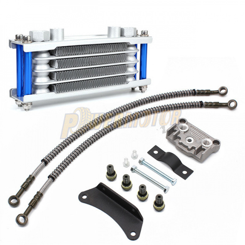 Universal Small Monkey Bike Oil Cooler Set for Modified Off-Road Motorcycles, Including Curved Beam Bikes and Atvs